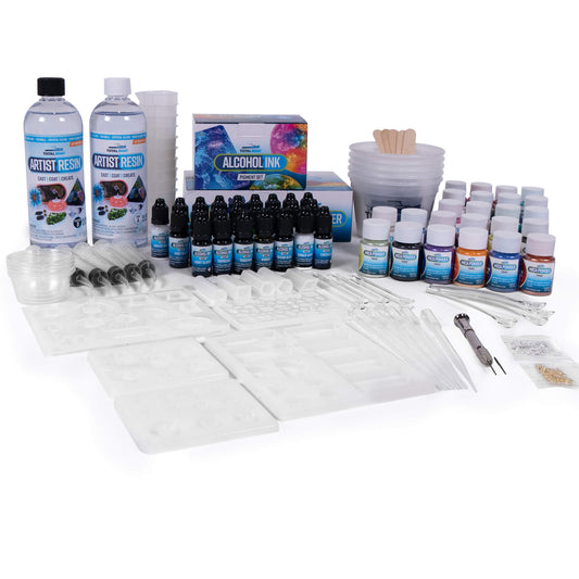 Complete epoxyhars set - Universele epoxyhars & uv bestendig Complete epoxyhars set - Universele epoxyhars & uv bestendig