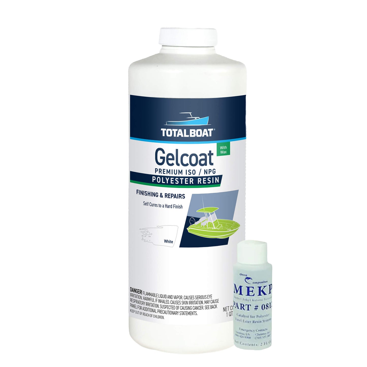 TotalBoat Gelcoat White with Wax Quart