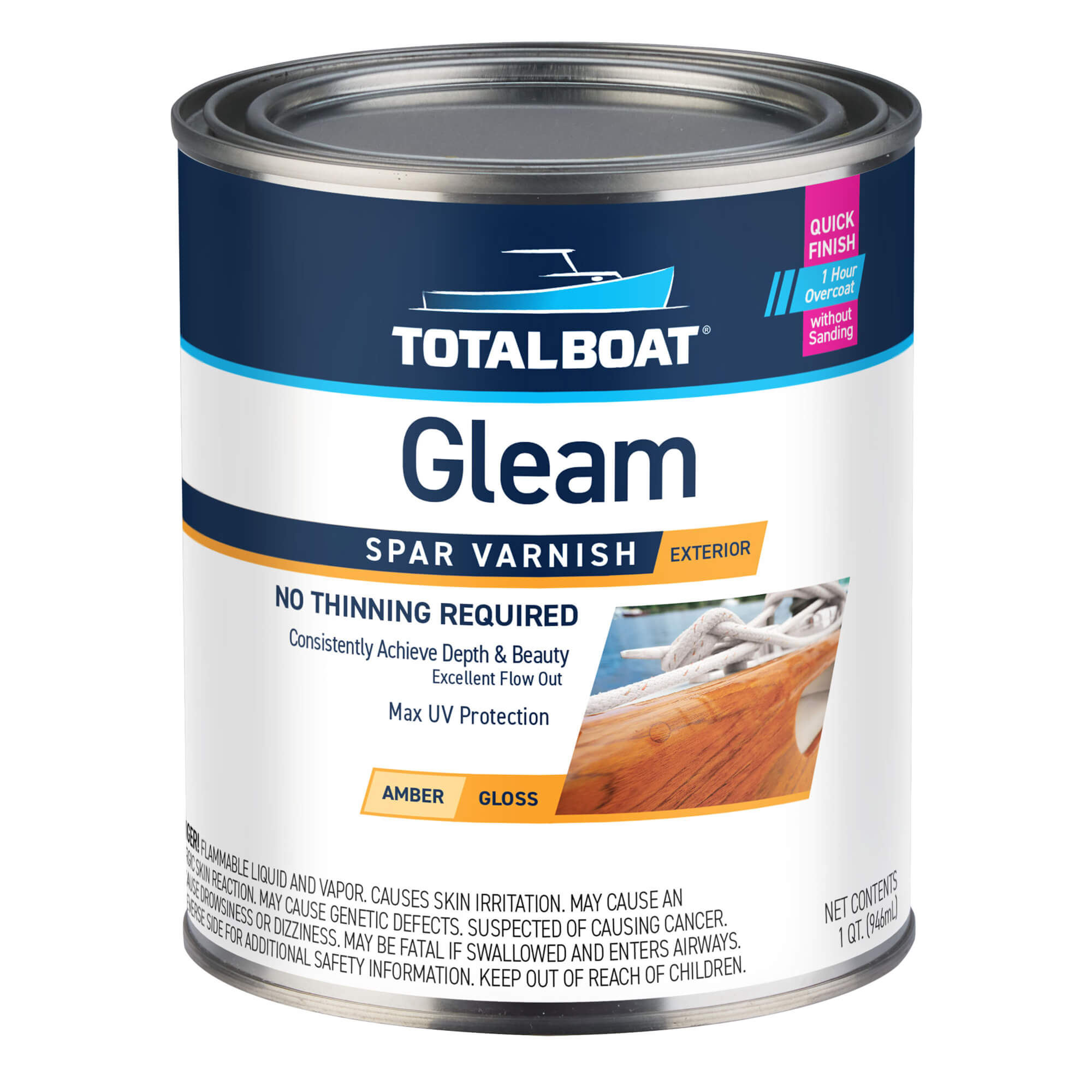 TotalBoat Gleam Gloss Quart new packaging