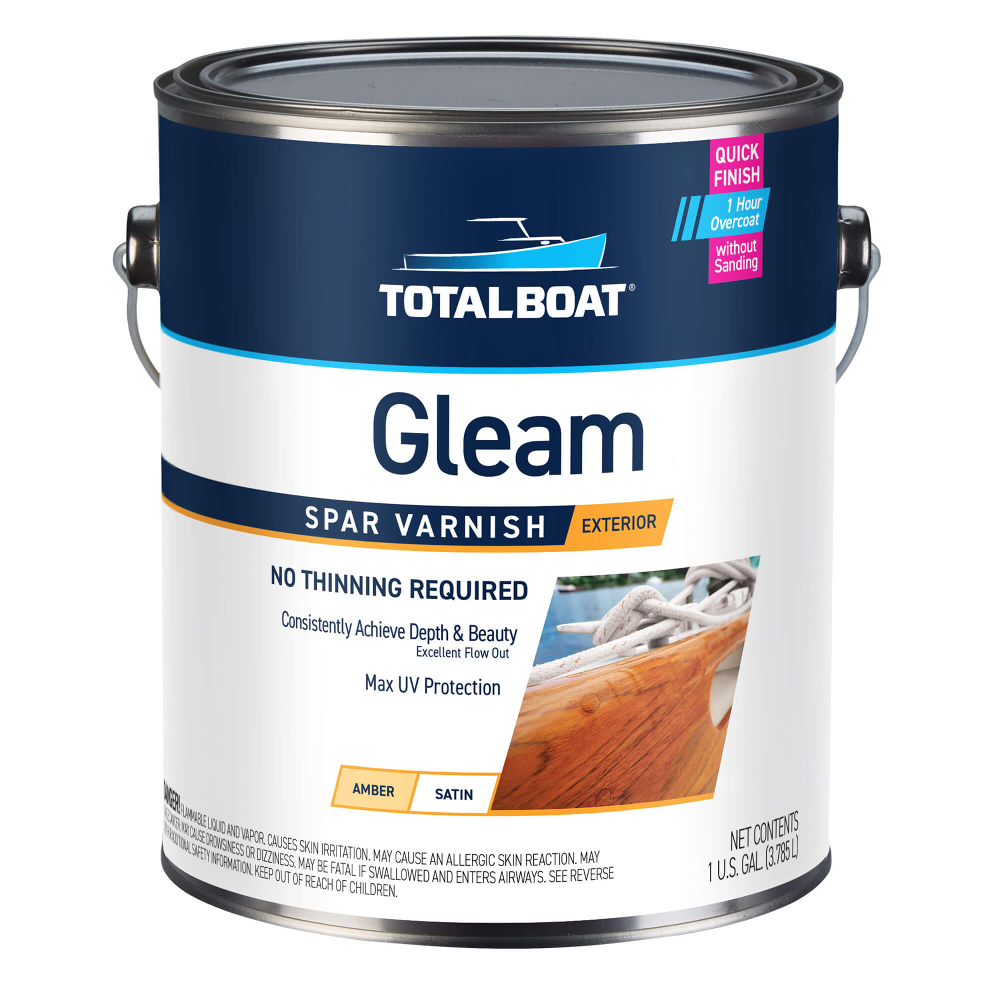 TotalBoat Gleam Satin Gallon new packaging