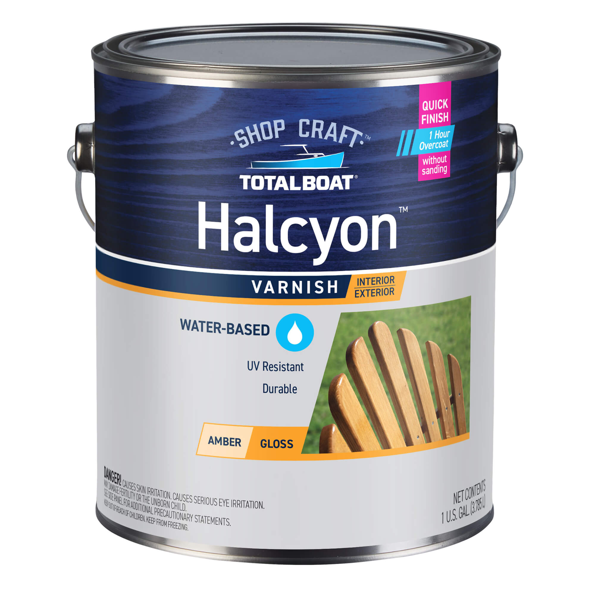 TotalBoat Halcyon Amber Gloss Varnish Gallon