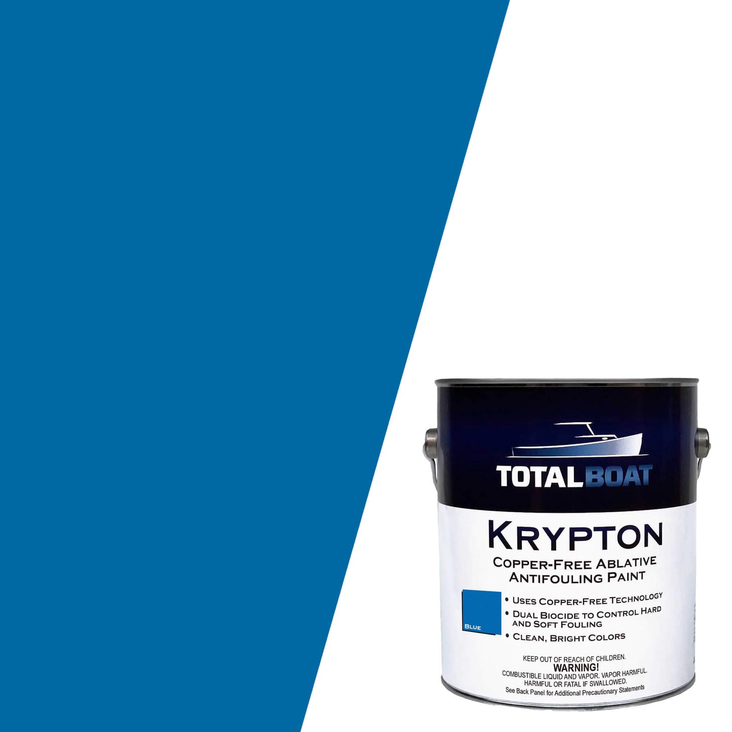 TotalBoat Krypton Copper-Free Antifouling Bottom Paint Blue