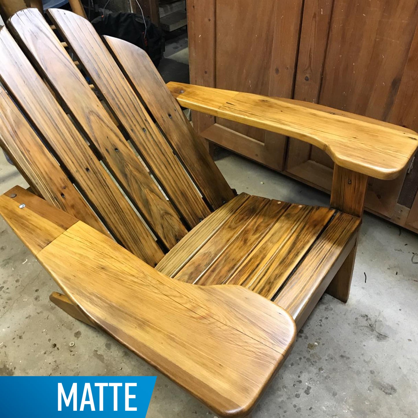 TotalBoat Lust Matte on an adirondack chair