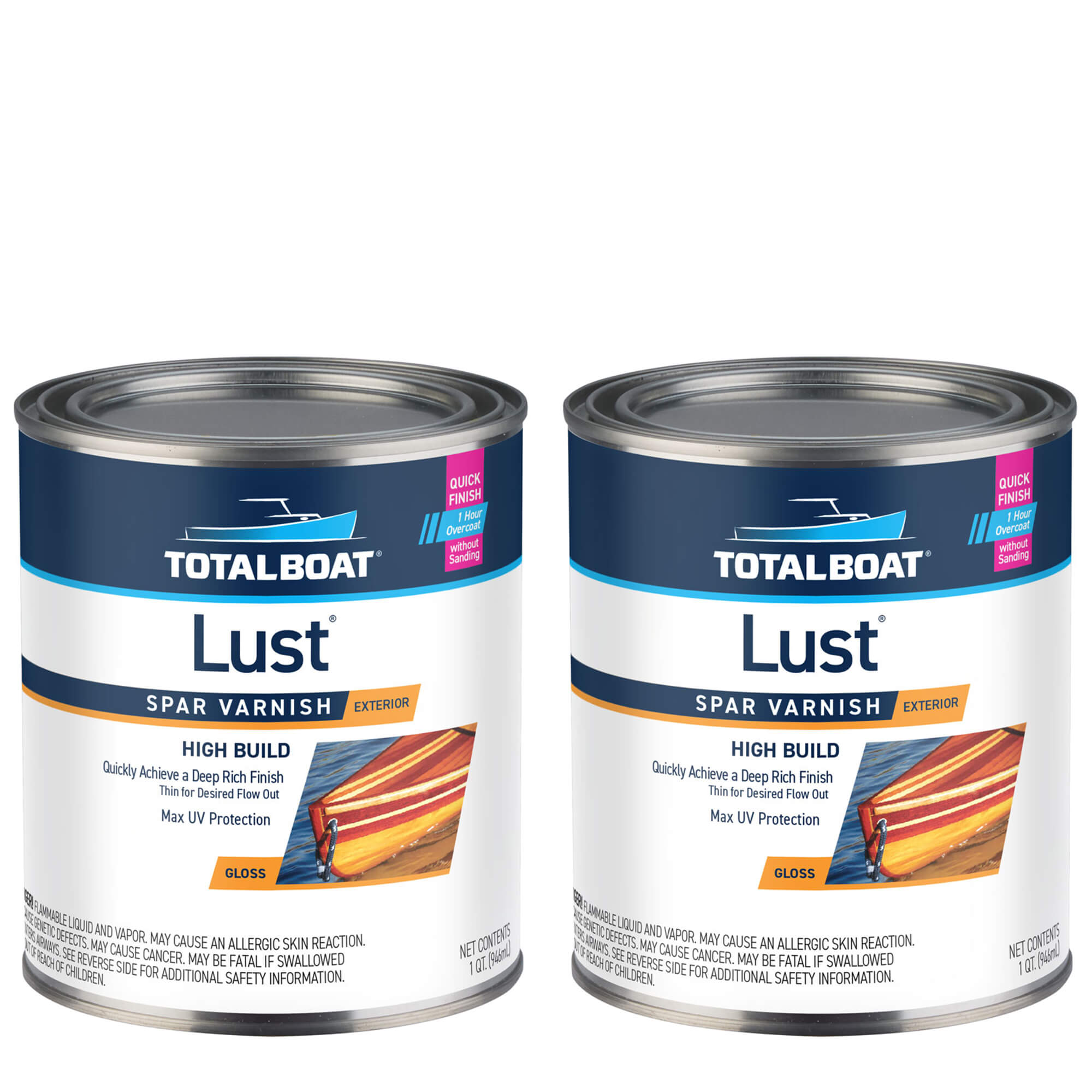 TotalBoat Lust Varnish - Gloss 2-Quart Kit