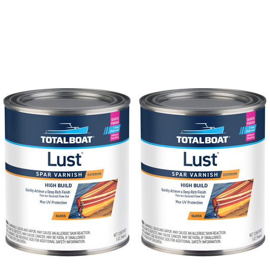 TotalBoat Lust Varnish - Gloss 2-Quart Kit