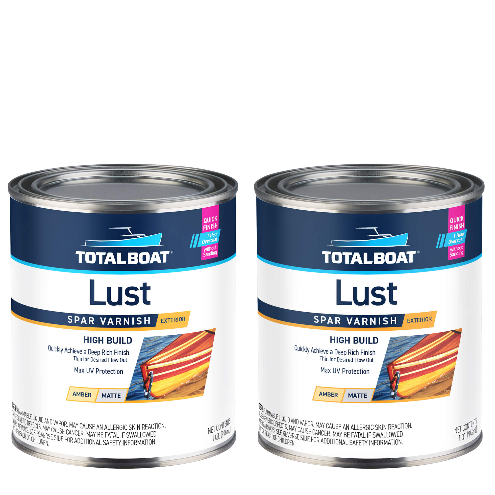 TotalBoat Lust Varnish - Matte 2 Quart Kit