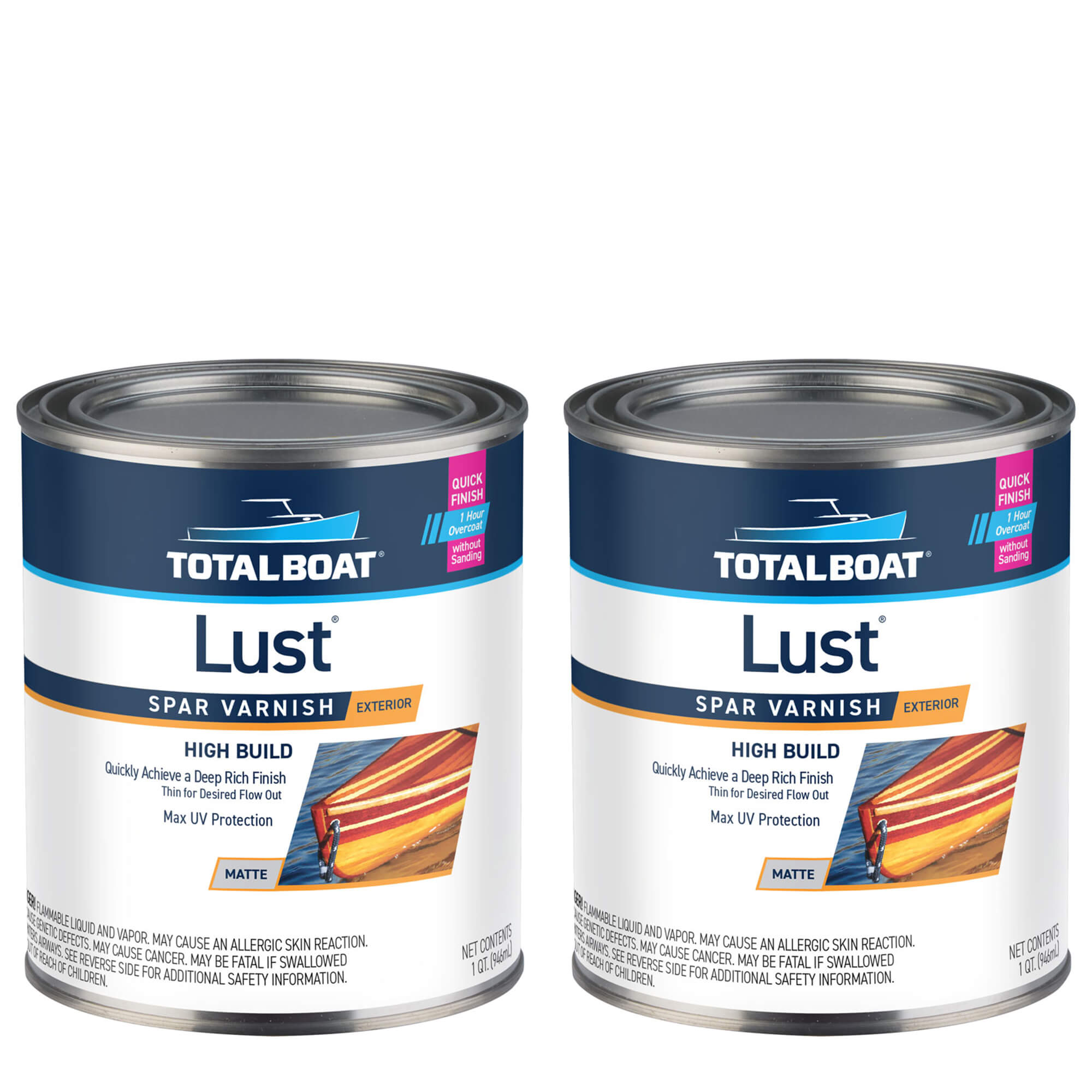 TotalBoat Lust Varnish - Matte 2-Quart Kit
