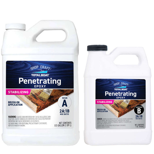 clear epoxy resin for fishing poles TotalBoat Penetrating Epoxy Sealer Gallon