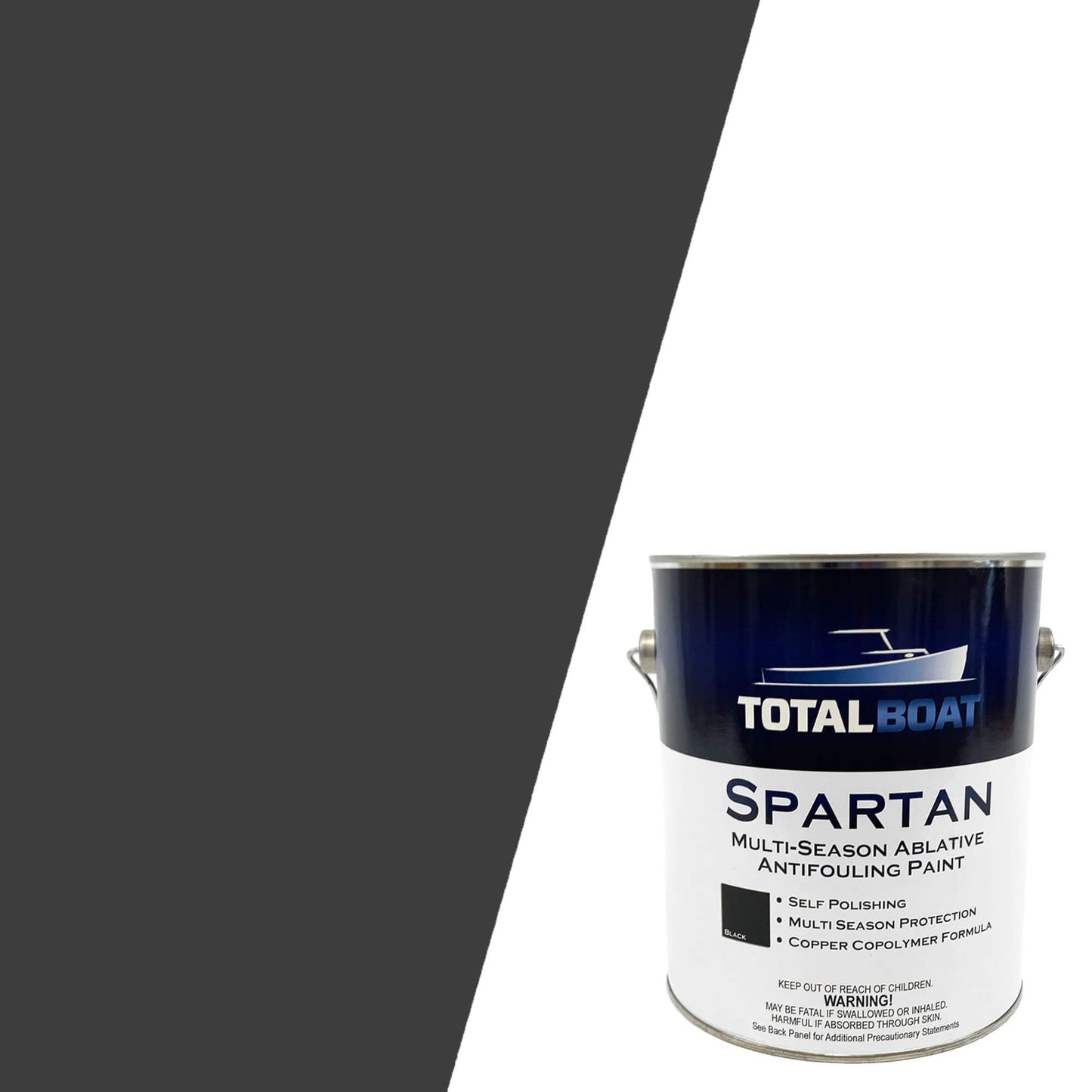 TotalBoat Spartan Multi-Season Antifouling Paint Black