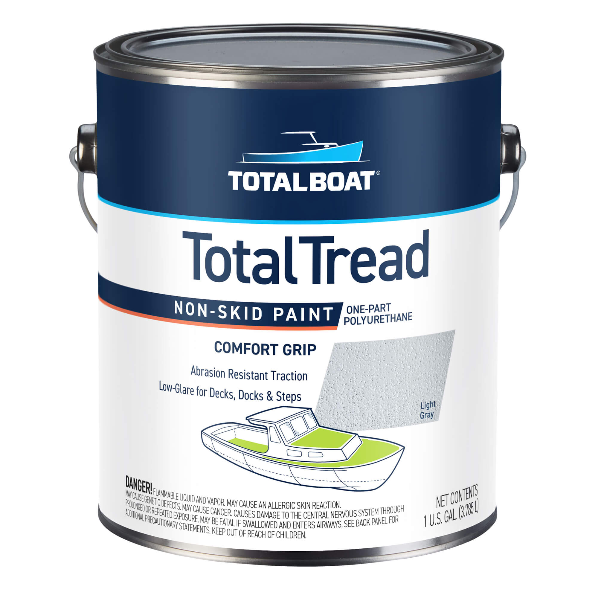 TotalBoat TotalTread Light Gray Gallon