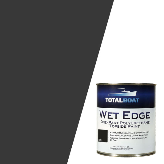 TotalBoat Wet Edge Topside Paint Flat Black