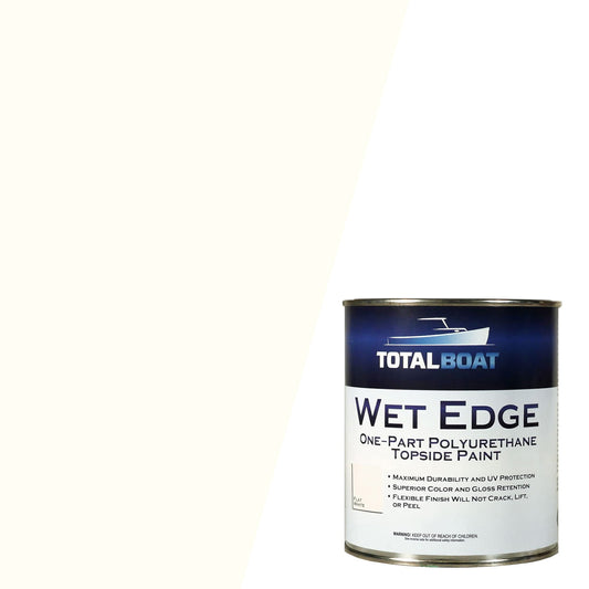 TotalBoat Wet Edge Topside Paint Flat White