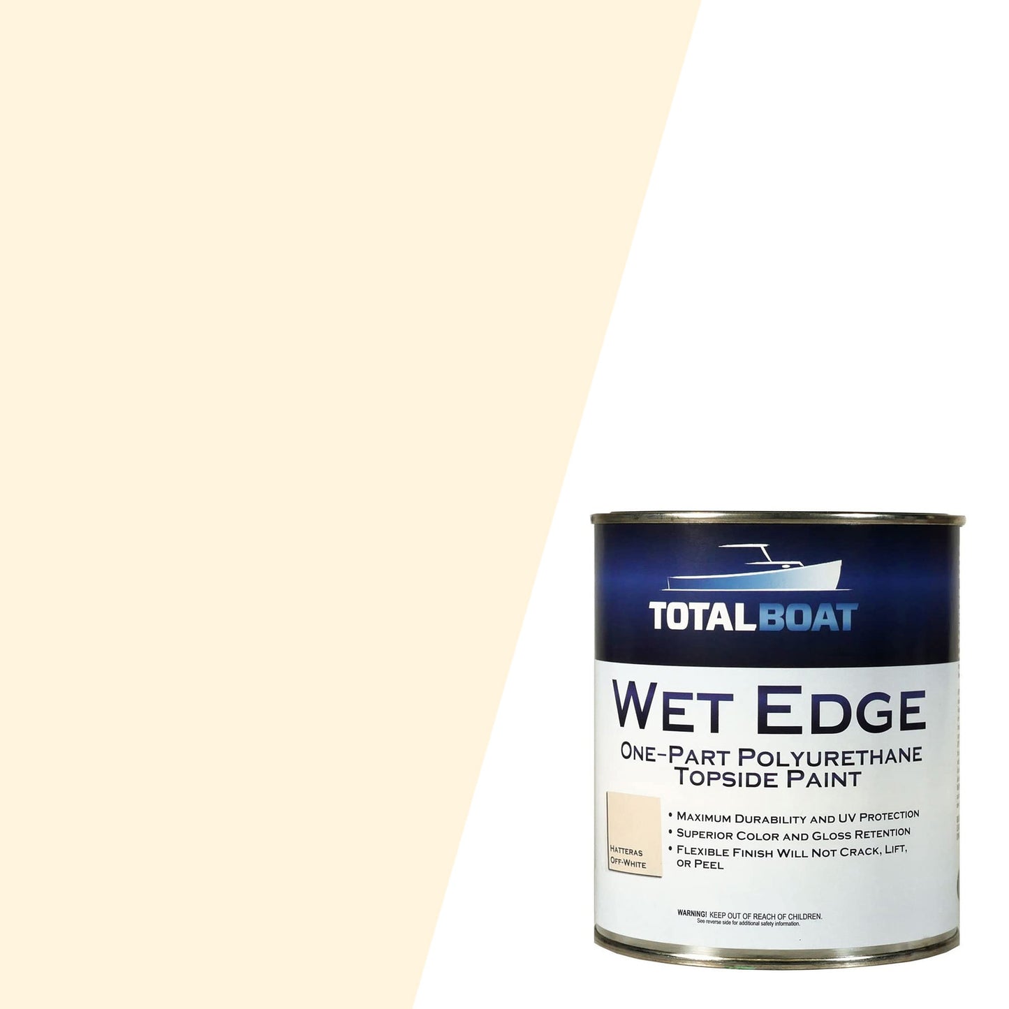 TotalBoat Wet Edge Topside Paint Hatteras Off White