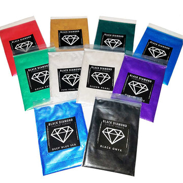 Black Diamond Mica Powder Coloring Pigments pack 104 10 pack