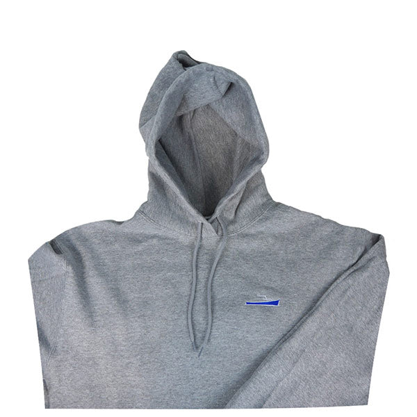 TotalBoat Hooded Fleece-Lined Sweatshirt Athlete Gray