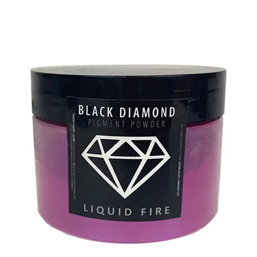 Black Diamond Mica Powder Coloring Pigments liquid fire jar