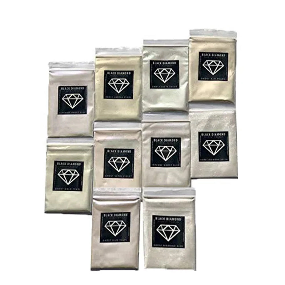 Black Diamond Mica Powder Coloring Pigments pack 109 10 pack assorted
