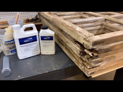 TotalBoat-403794 Clear Penetrating Epoxy Wood Sealer Stabilizer for Rot  Repair and Restoration (Pint, Traditional)