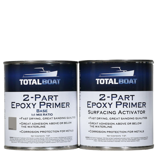 TotalBoat 2-Part Epoxy Primer Gray Quart Kit