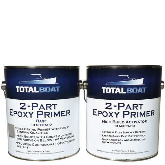 TotalBoat 2-Part High Build Epoxy Primer Gray Gallon Kit