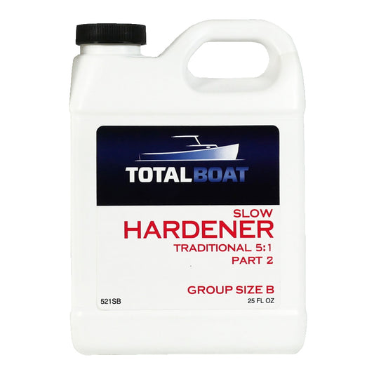 TotalBoat 5:1 Slow Hardener 25oz Group Size B for Gallon Resin