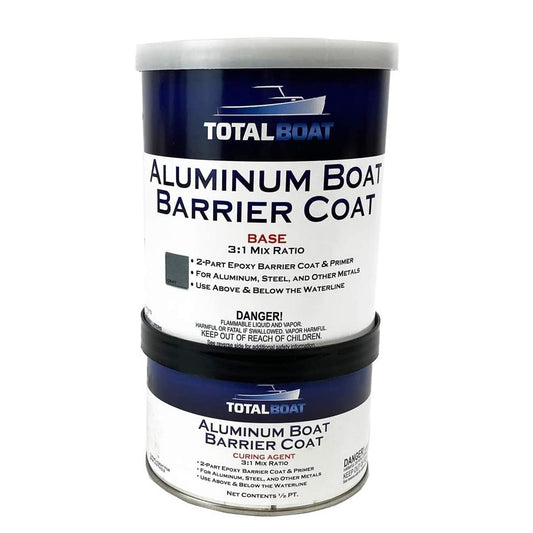 TotalBoat Aluminum Boat Barrier Coat Primer Gallon Kit Gray