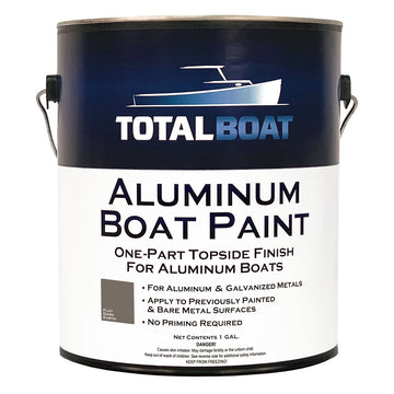 TotalBoat Aluminum Boat Topside Paint Flat Dark Earth Gallon