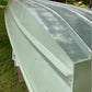 TotalBoat Aluminum Boat Topside Paint Army Green on the outside of an aluminum boat