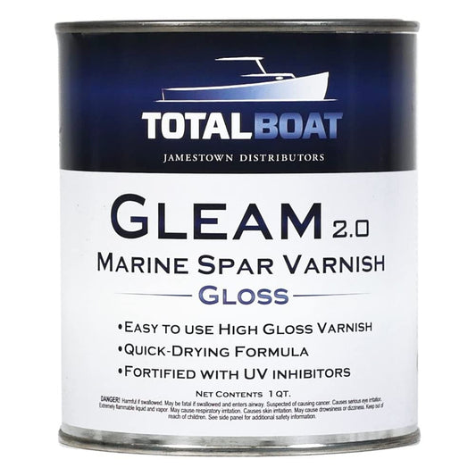 TotalBoat - Halcyon Water-Based Marine Varnish - High Gloss - Quart