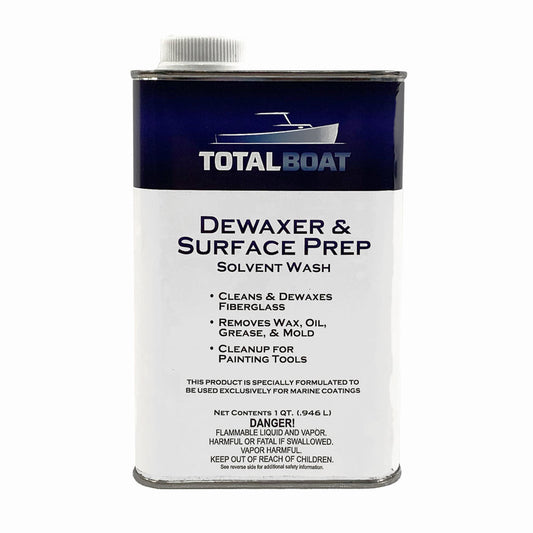 TotalBoat Dewaxer & Surface Prep Solvent Quart