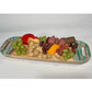 TotalBoat Epoxy Holiday Serving Board Kit finished board with food