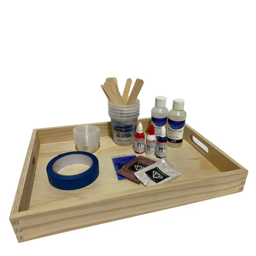 TotalBoat Epoxy Patriotic Serving Tray Mini Kit