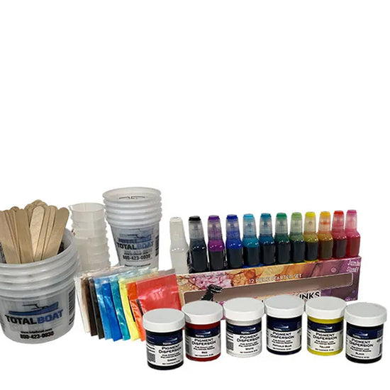 TotalBoat Epoxy Pigment Kit Includes Colorants, Dyes, Inks & Pigments