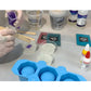 TotalBoat Epoxy Tea Light Holder & Mini Planter Kit adding pigments to the epoxy