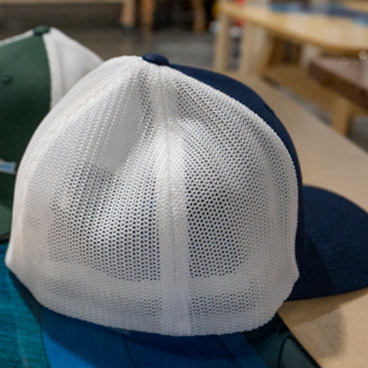 TotalBoat FlexFit Fitted Mesh Back Cap Baseball