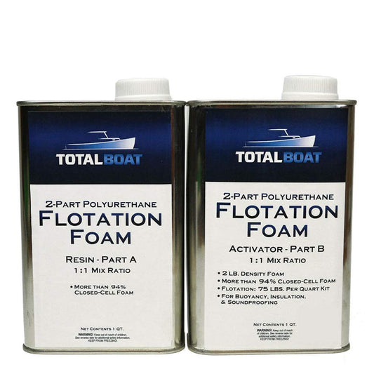 TotalBoat 2-Part Polyurethane Marine Flotation Foam 2lb Quart