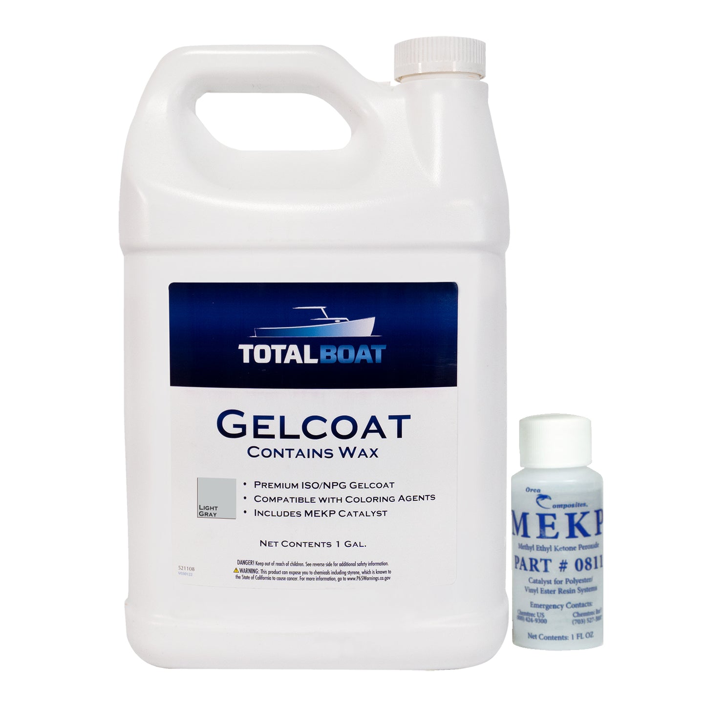 TotalBoat Gelcoat Light Gray with Wax Gallon