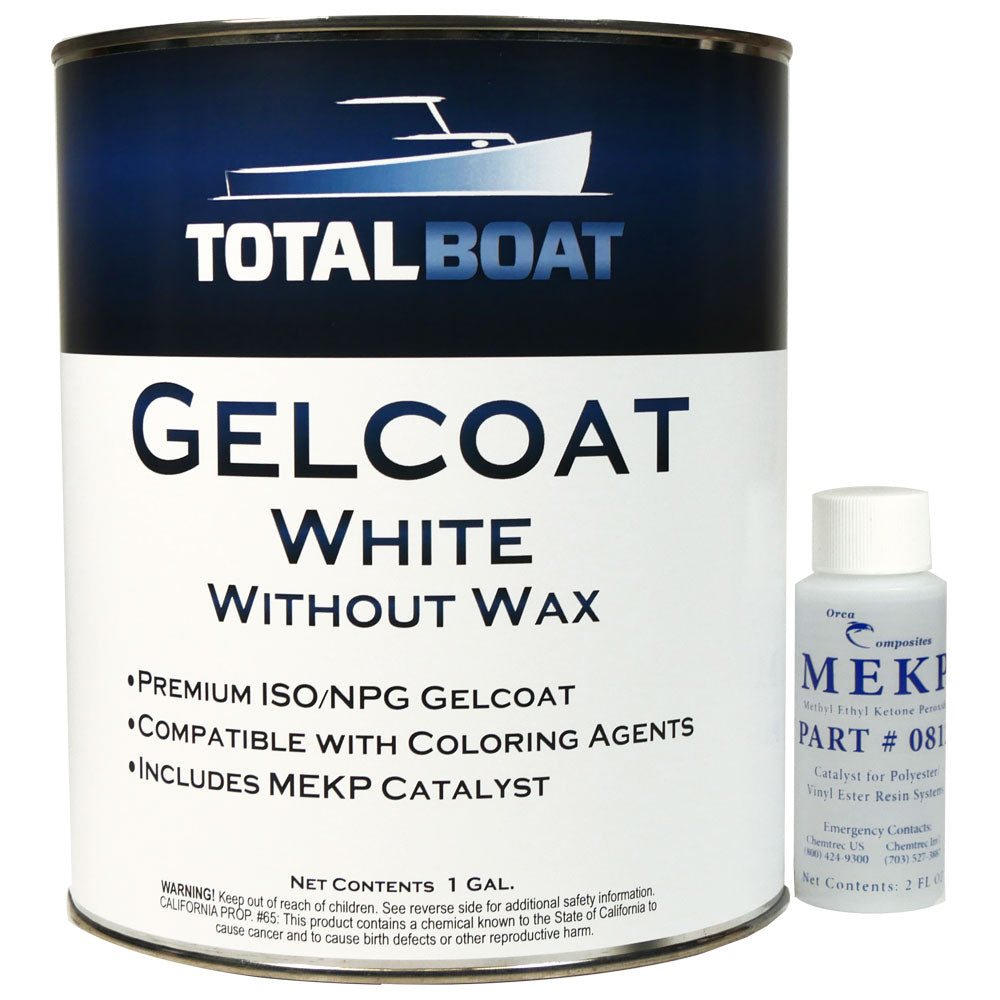 TotalBoat Gelcoat White No Wax Gallon