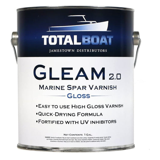 TotalBoat Gleam Spar Varnish (Satin Low-sheen Gallon)