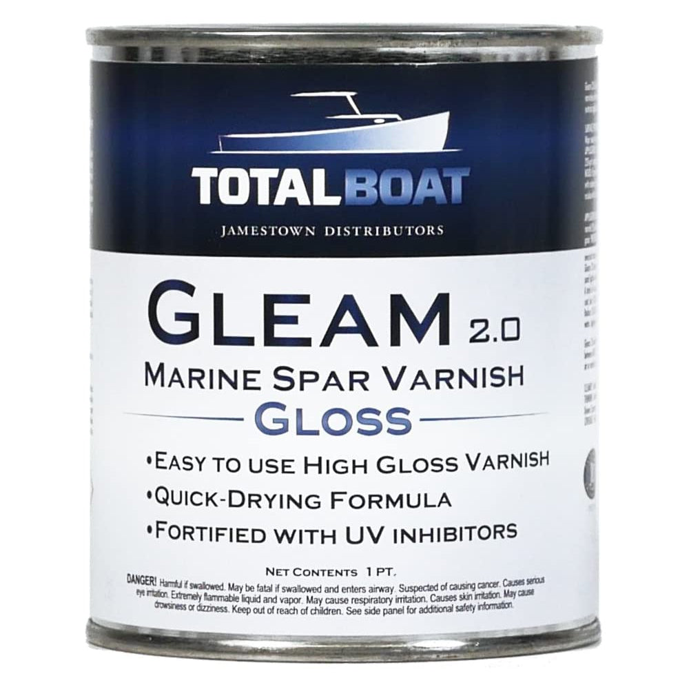 TotalBoat Gleam 2.0 Marine Spar Varnish Gloss Pint