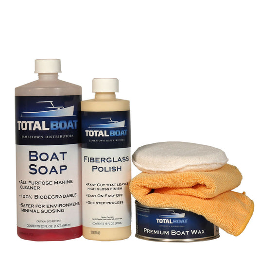TotalBoat Hand Polishing Kit for Fiberglass Boat Gelcoat