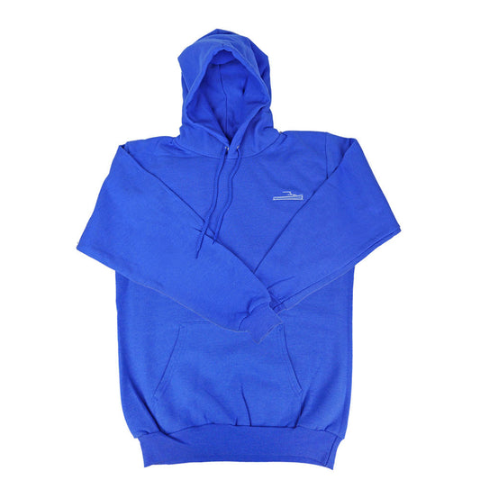 Plain Unisex Royal Blue Fleece Jacket