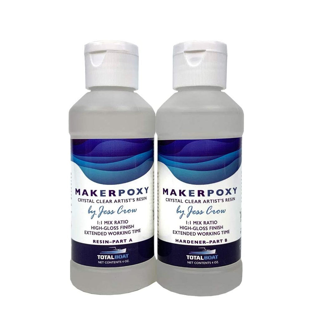 MakerPoxy Crystal Clear Artist’s Resin by Jess Crow - 8oz