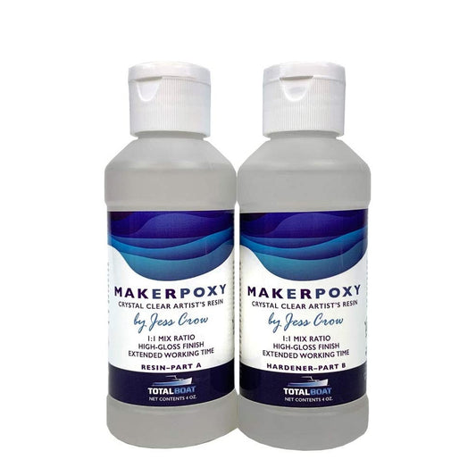 MakerPoxy Crystal Clear Artist’s Resin by Jess Crow - 8oz