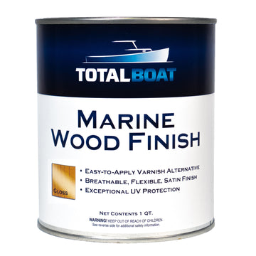 will yacht varnish seal plywood TotalBoat Marine Wood Finish Quart