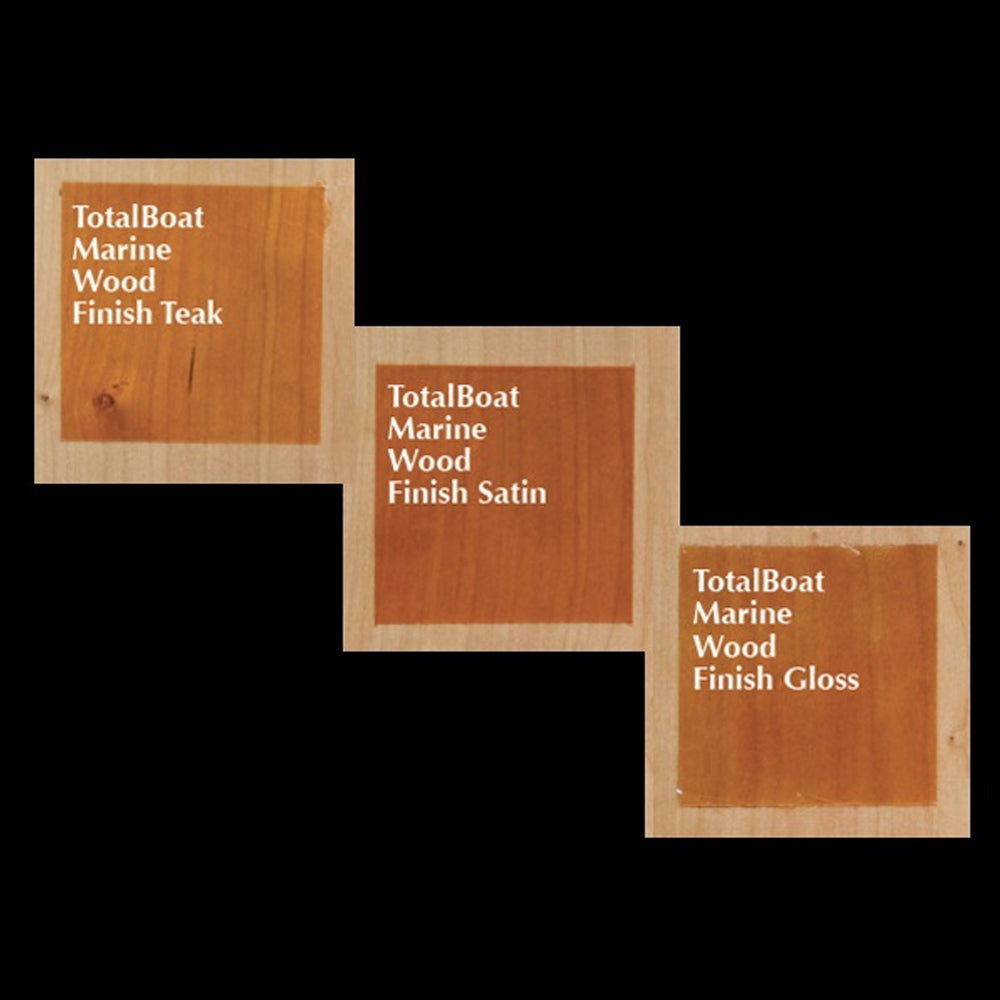TotalBoat Marine Wood Finish - available in teak, satin and gloss