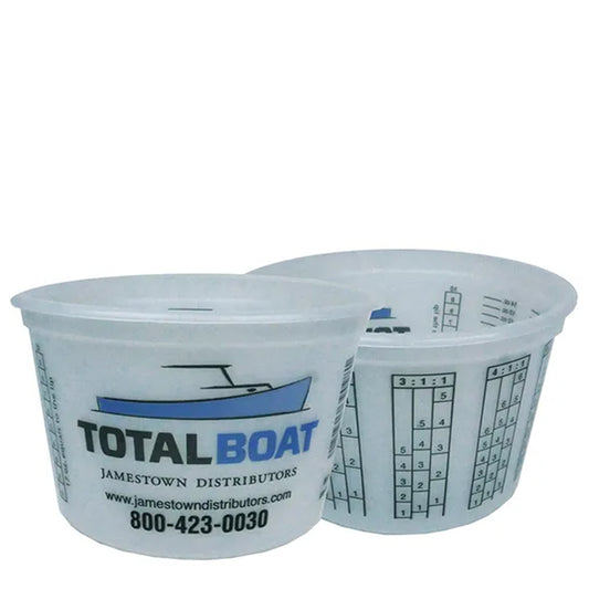 TotalBoat Plastic Paint Pails and Epoxy Mixing Cups - 16oz