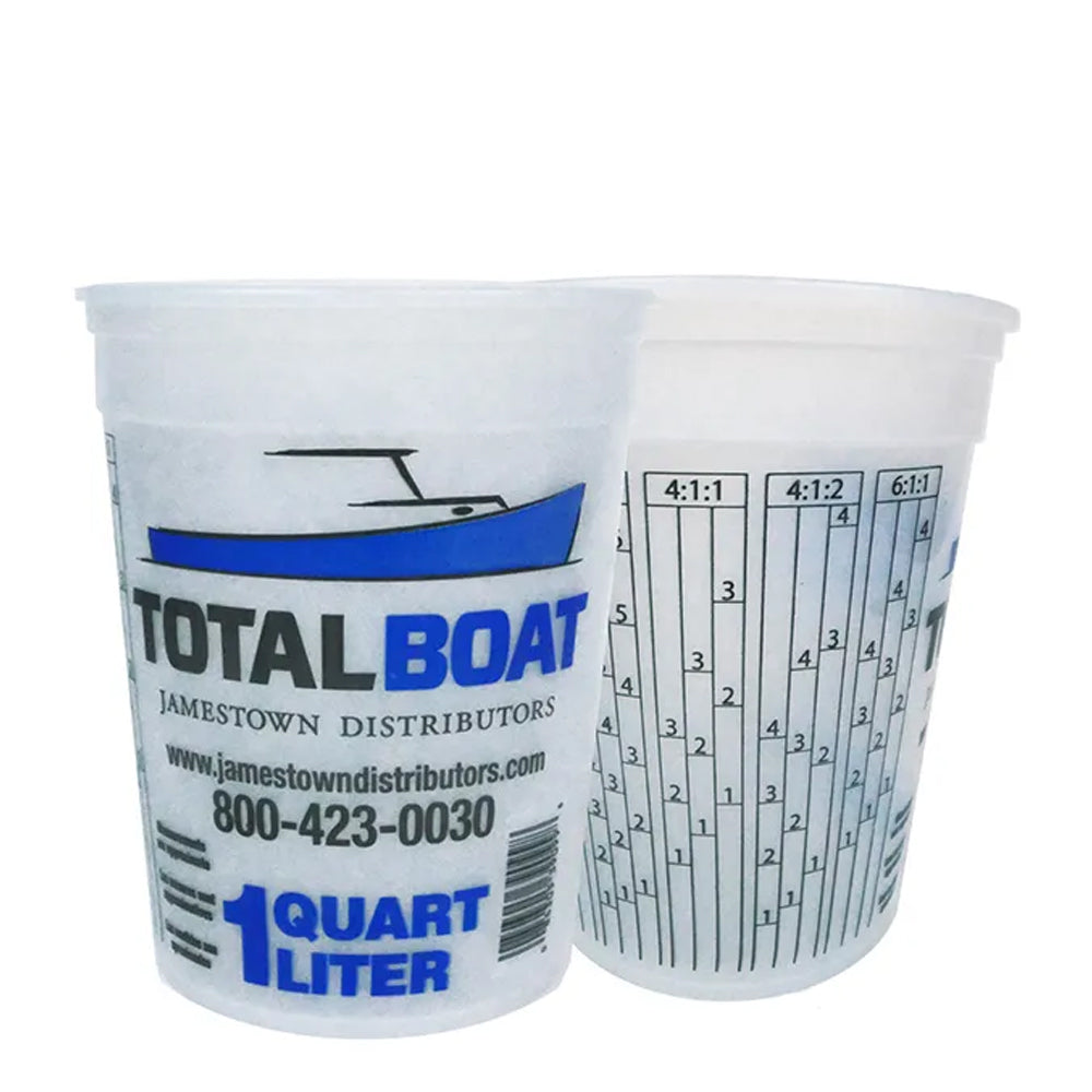 1QT (32oz) Plastic Paint Mixing Cup