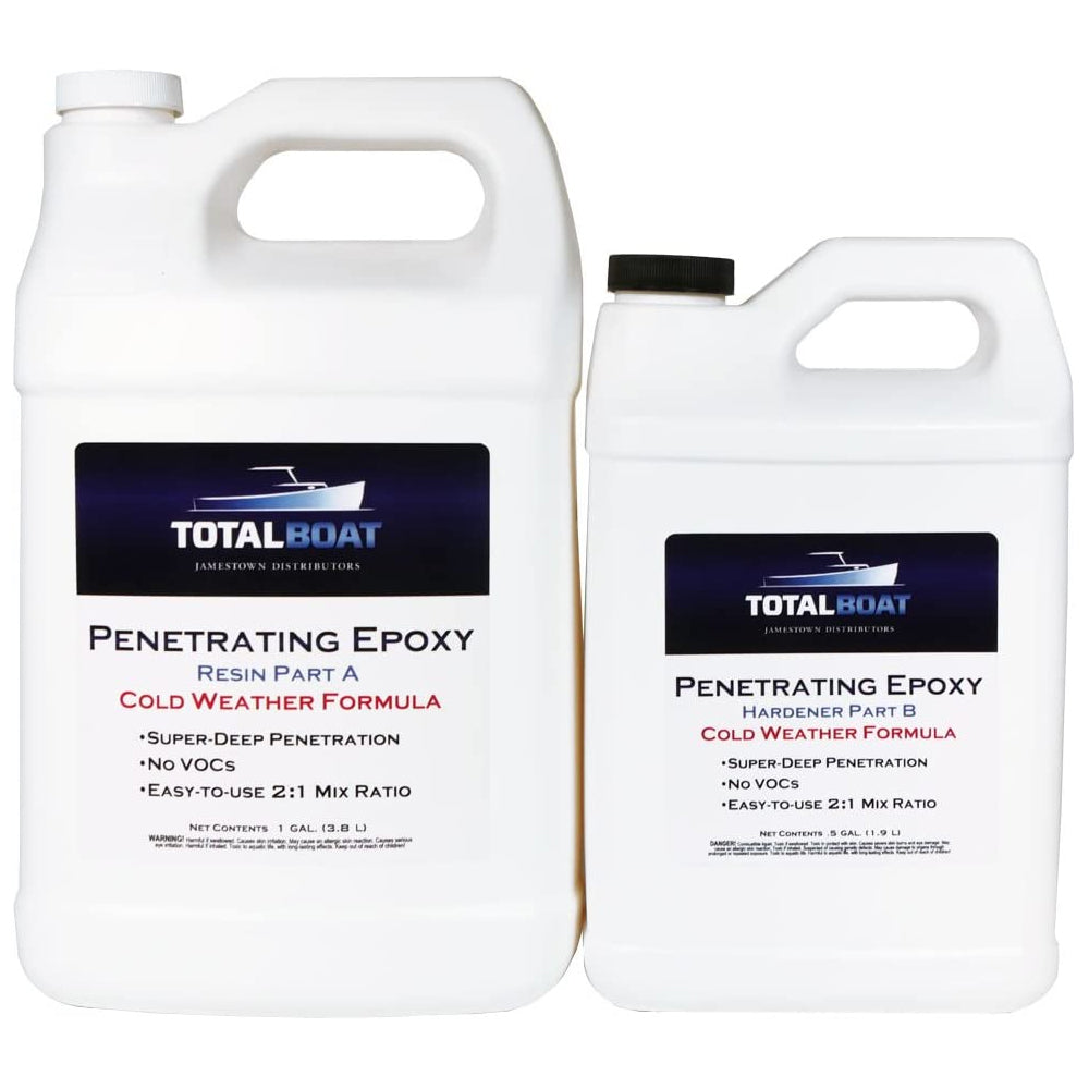 TotalBoat Penetrating Epoxy Sealer Cold Weather Gallon Kit