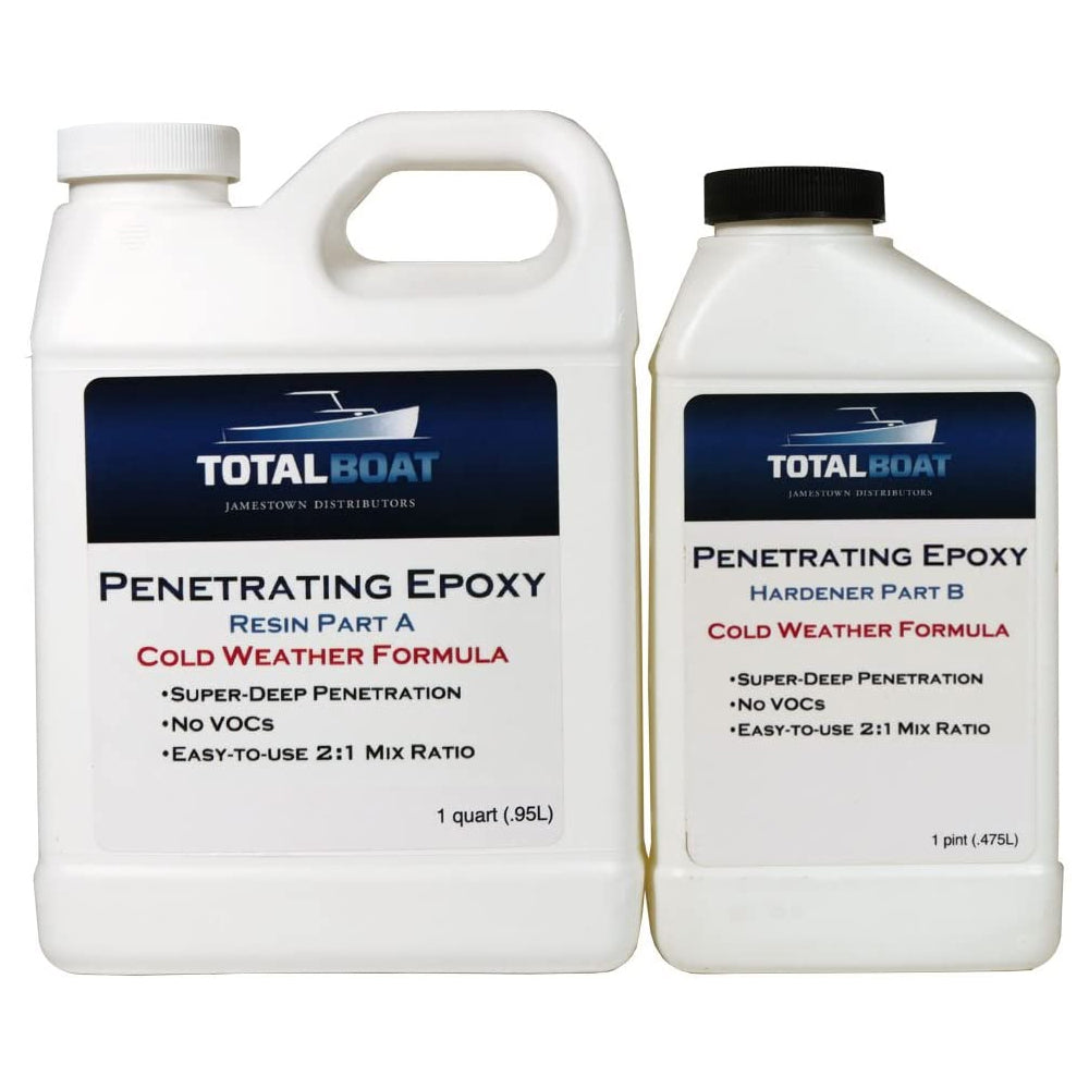 TotalBoat Penetrating Epoxy Sealer Cold Weather Quart Kit